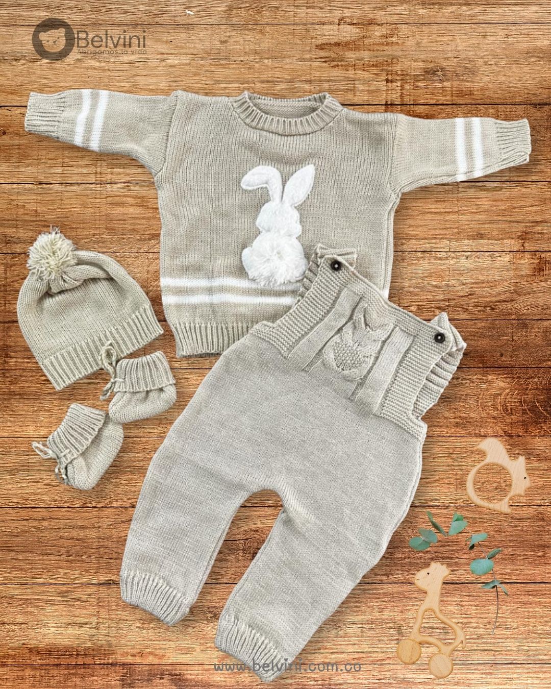 Conjunto 4 piezas Nápoles